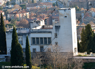 Fundación Rodríguez Acosta desde la Torre de la Vela de la Alhambra