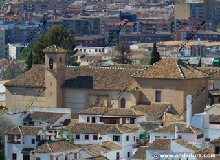 Monasterio Santa Isabel La Real desde la Torre de la Vela de la Alhambra