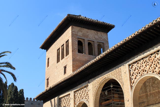 Observatorio del Palacio del Partal y restauración en el Techo de madera del Palacio del Partal