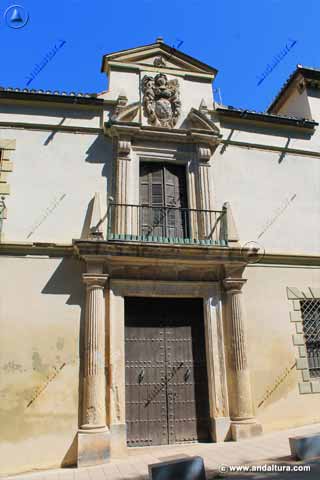 Palacio de los Marqueses de Cartagena junto a la Puerta de las Granadas en la Cuesta Gomerez