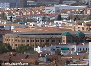 Plaza de Toros desde la Torre de la Vela de la Alhambra