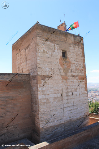 Torre de la Vela desde la Terraza de la Torre de las Armas