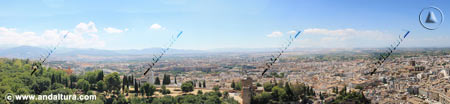 Vistas de Granada desde la Torre de la Vela