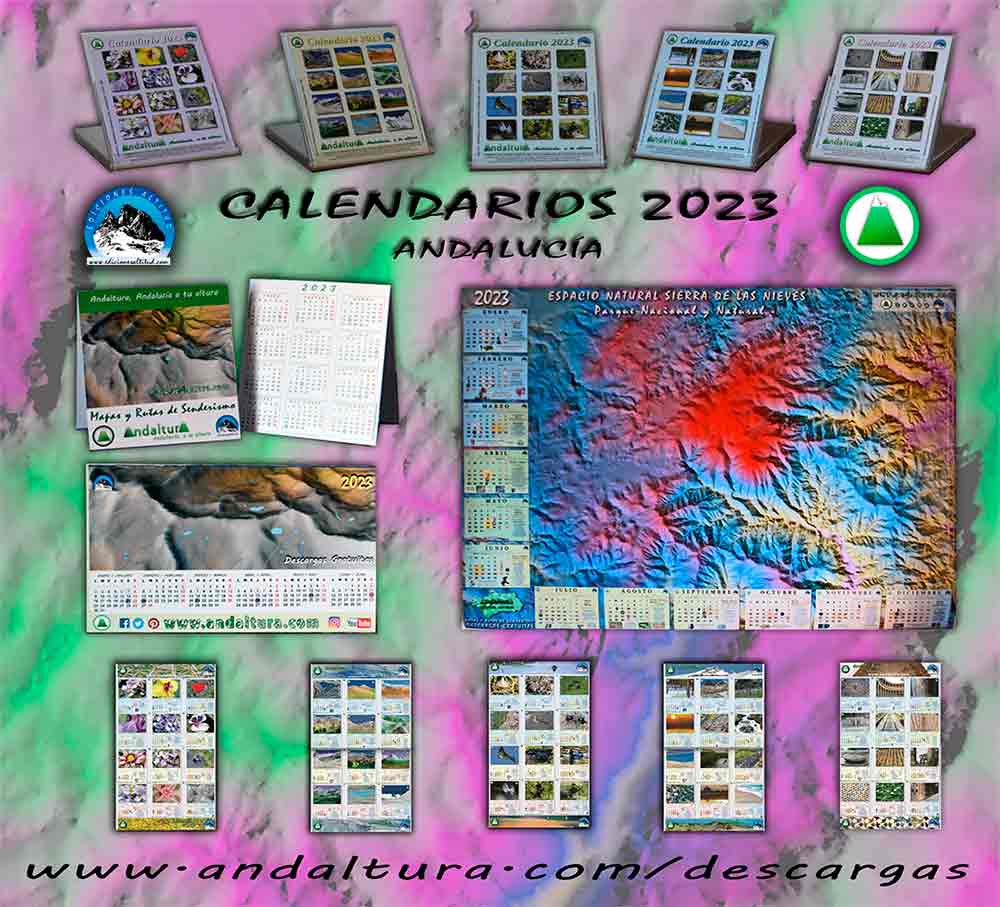 Modelos de Calendarios del 2023 de Andaltura
