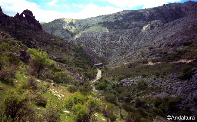 Valle y camino del río Castril