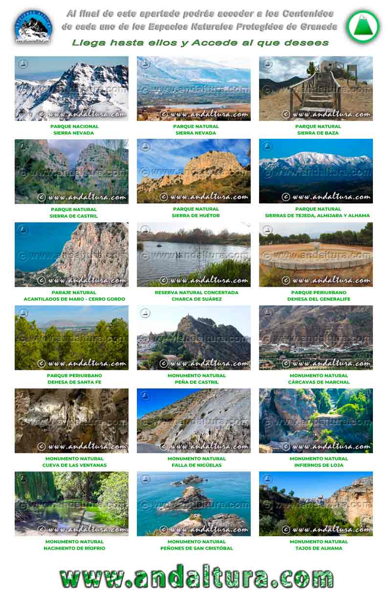 Catalogo de Espacios Naturales Protegidos de Granada