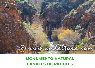 Espacios Naturales de Almería: Monumento Natural Canales de Padules