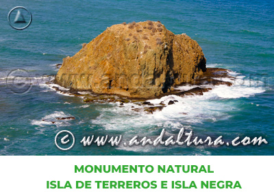 Espacios Naturales de Almería: Monumento Natural Isla de Terrero e Isla Negra
