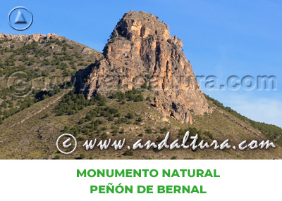 Espacios Naturales de Almería: Monumento Natural Peñón de Bernal