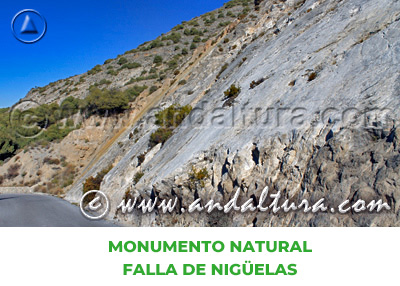 Espacios Naturales de Granada: Monumento Natural Falla de Nigüelas