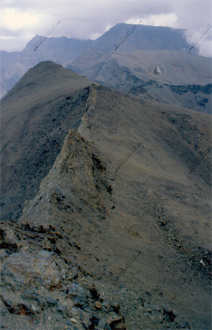 Arista del Veleta hacia el Cerro de los Machos