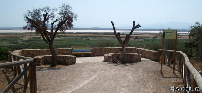 Mirador en Cantarranas - Laguna de Fuente de Piedra