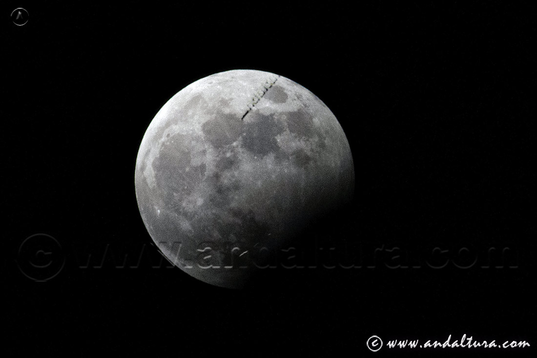 Eclipse de Luna en Andalucía en octubre de 2023