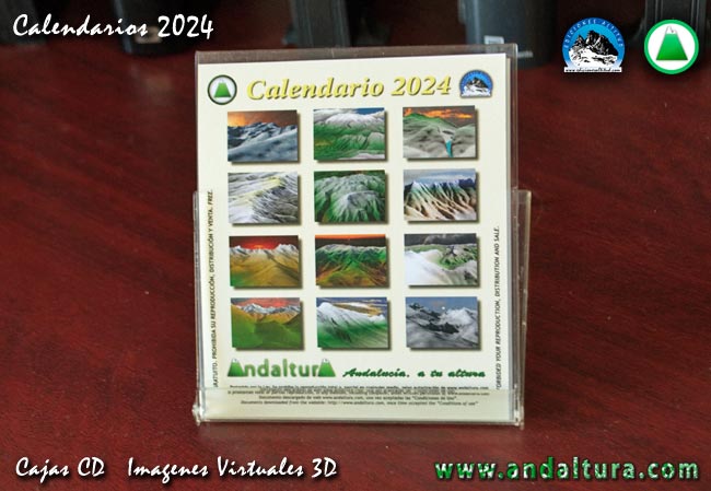 Anuncio Caja CD 2024 con Imágenes Virtuales 3D de Andalucía