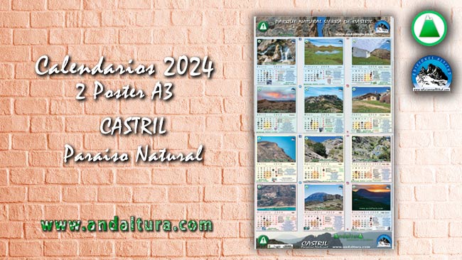 Anuncio del los Calendarios en A3 de 2024 del Parque Natural Sierra de Castril
