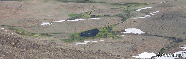 Lagunillo de Juntillas desde la Integral de Sierra Nevada