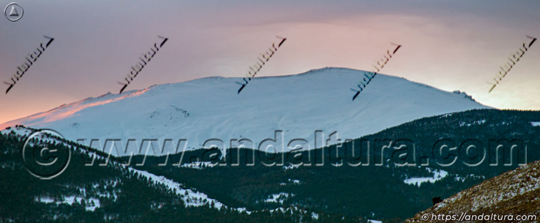 Amaneciendo sobre el Chullo - Techo de Almería