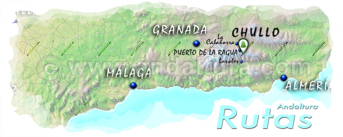 Cabecera del apartado cómo llegar al Puerto de la Ragua