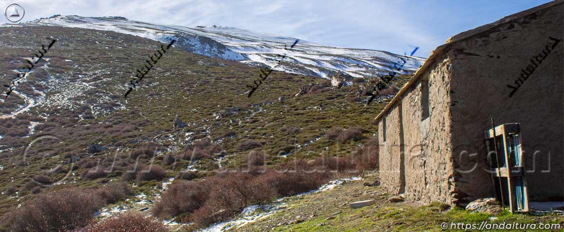 Chullo desde el Refugio, no homologado, del Cortijo de los Bartolos