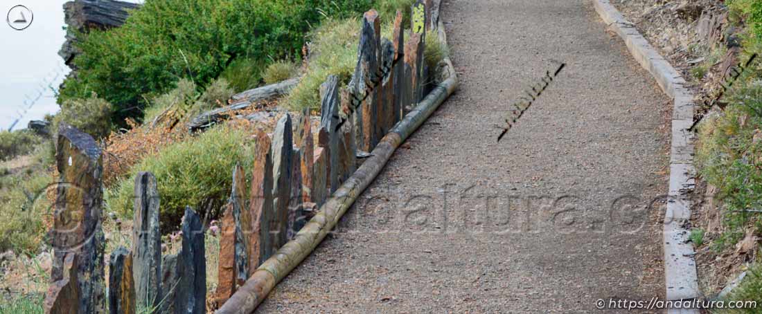 Detalle del recorrido del Sendero por el Puerto de la Ragua - Hoyos de la Pura