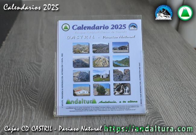 PDF del Calendario para Caja de CD de Castril y el Parque Natural Sierra de Castril del 2025