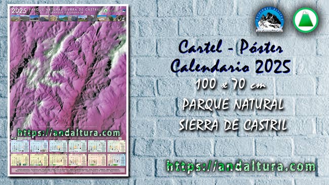 Anuncio del Póster-Calendario sobre Castril y el Parque Natural Sierra de Castril, en formato PDF