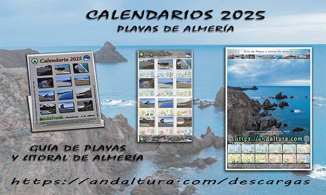 PDF de los distintos formatos de Calendarios, Carteles y Pósters sobre las Playas de Almería
