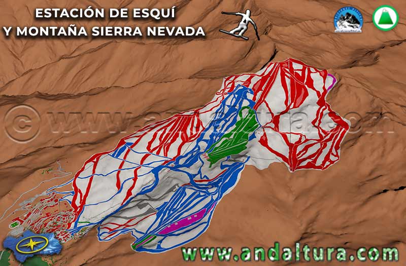 PDF de la Guía de Pistas de la Estación de Esquí Sierra Nevada - 2024-2025