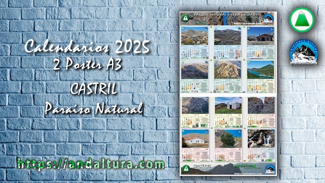 Anuncio de los Calendarios de la Castril y el Parque Natural Sierra de Castril en formato A3