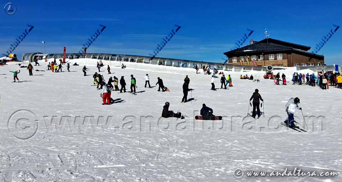 Zona de esquí lento en el Área Borreguiles - Estación de Esquí Sierra Nevada