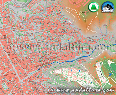 Callejero y Guía del Albaicín accede a nuestros contenidos para saber como llegar y recorrer el Albaicín y la Alhambra