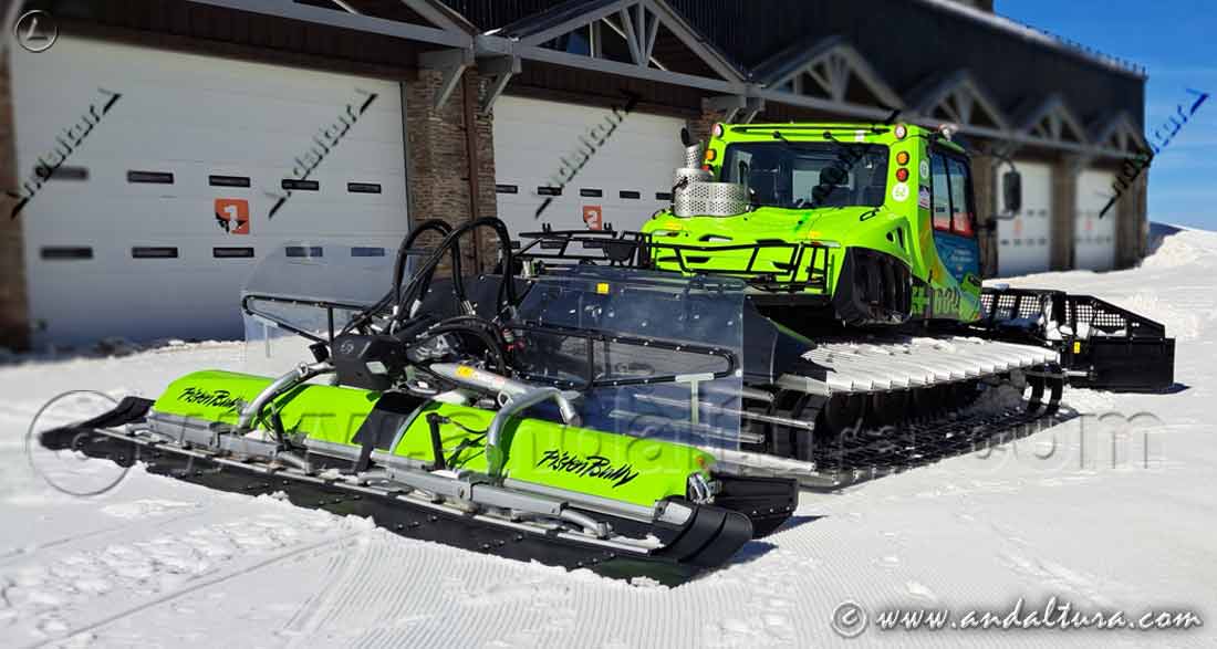 Pisanieves de alta generación en Borreguiles - Sierra Nevada