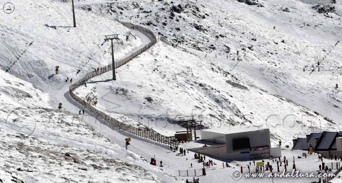 Pista Puerta Elvira y Telesilla Virgen de las Nieves