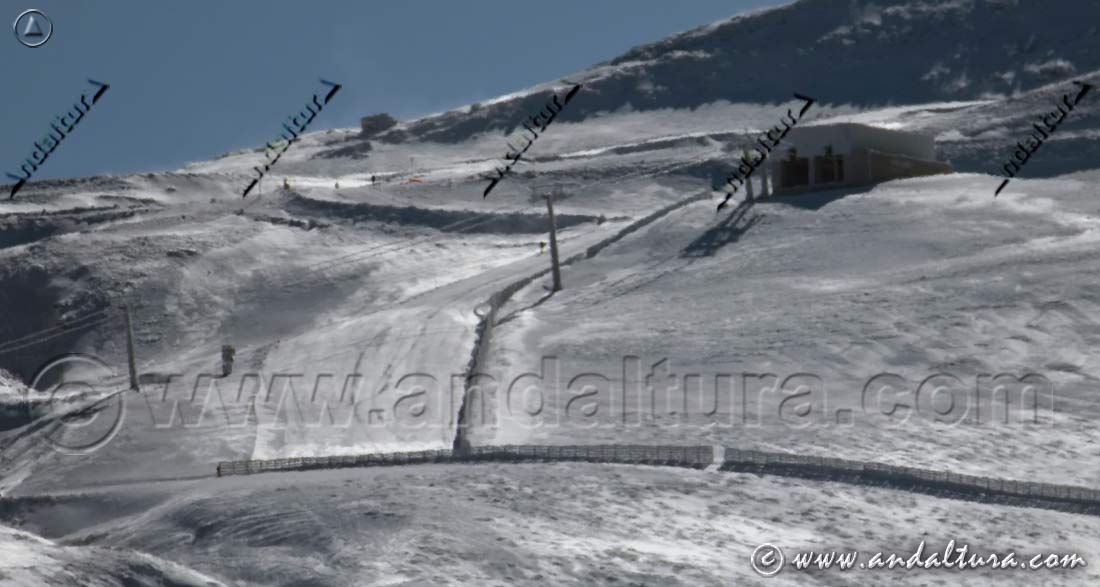 Pistas Descenso Damas, Tobogan y Rebeco junto al Telesilla Stadium