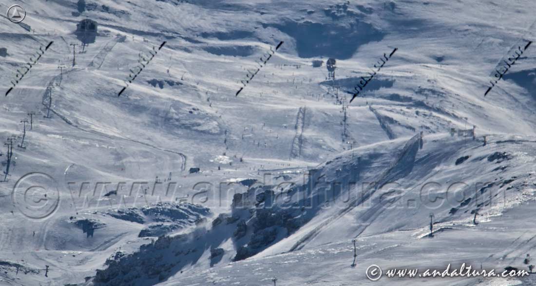Telesillas Stadium y Veleta acceso a las pistas más demandadas de la Estación de Esquí Sierra Nevada