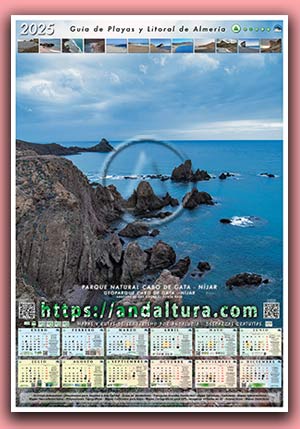 Poster y Calendario de la Costa, Litoral y Playas de Almería