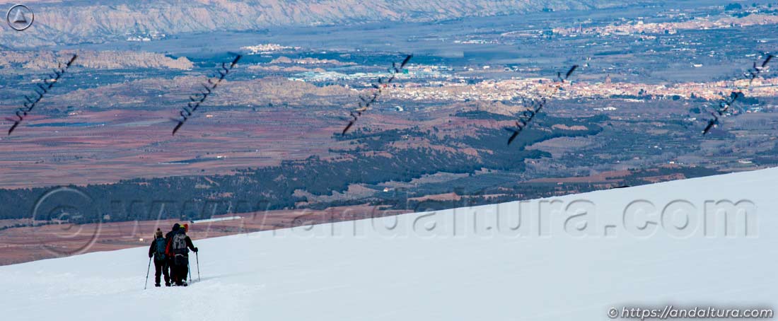 Descendiendo desde el Chullo al Puerto de la Ragua