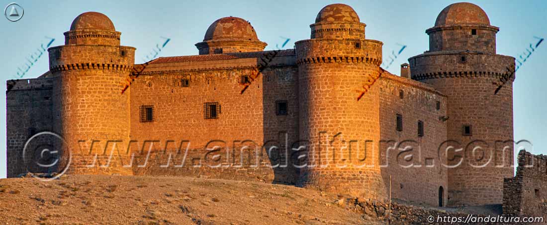 Atardeciendo en el Castillo de la Calahorra