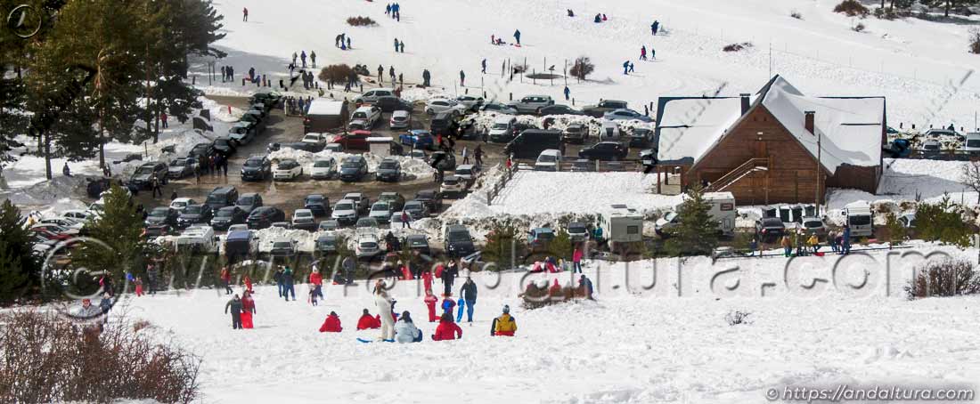 Actividades invernales en el Puerto de la Ragua