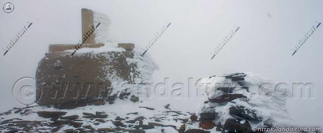 Ascensión invernal del Chullo, la cima más alta de Almería
