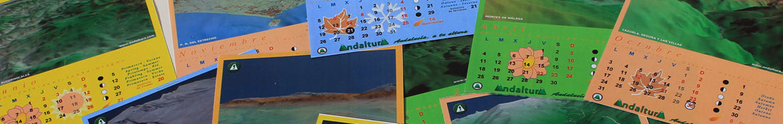 Ejemplos de Fichas de los meses de los Calendarios para Cajas CD de Andaltura